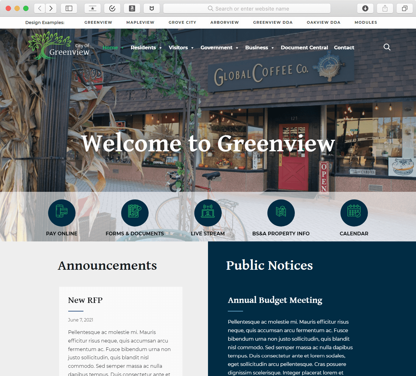 City of Greenview Home Page