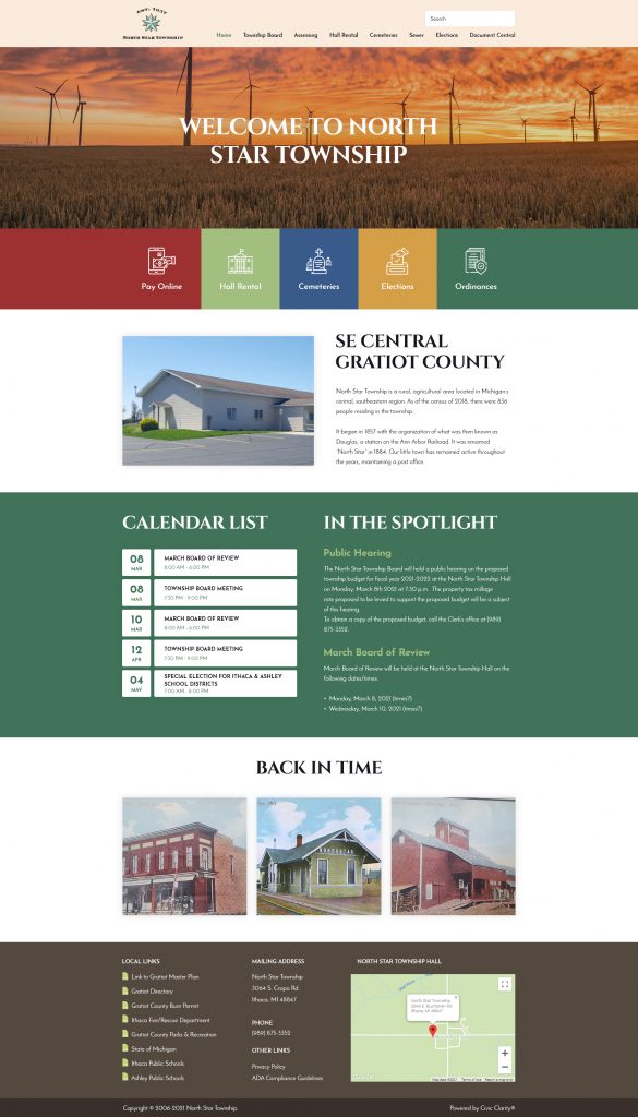 North Star Township website