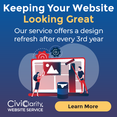 Website maintenance and redesign service advertisement.